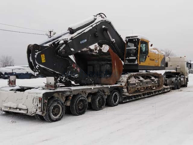 Доставка экскаватора Volvo EC700B LC